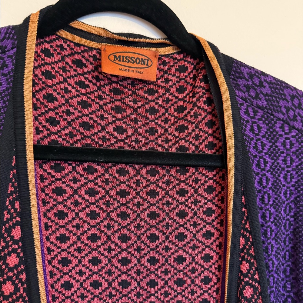 Missoni Women's Vibrant Purple and Pink Blazer